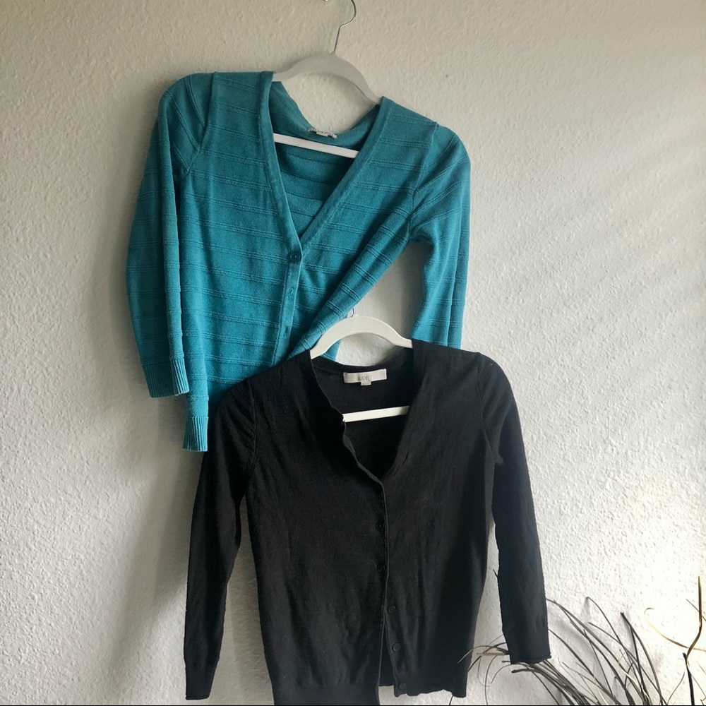 Xsmall cardigan bundle lot - loft and merona
